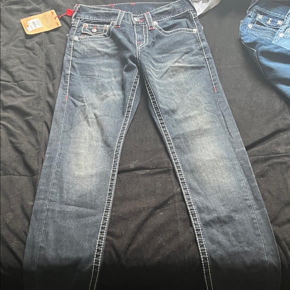 True Religion Men's Slim Straight Jeans - Blue